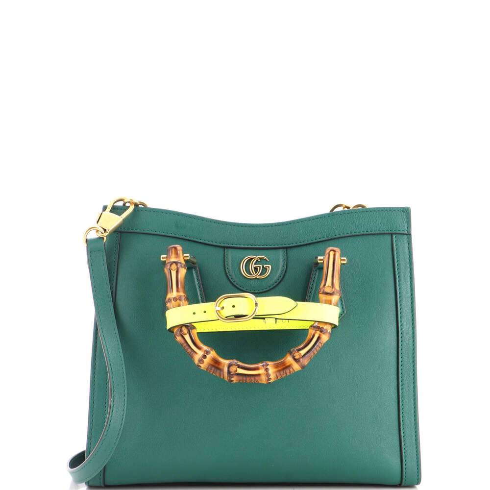Gucci Small Diana NM Bamboo Handle Tote Leather
